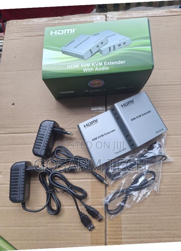 Quality HDMI 60M KVM Extender – USB Remote Control Over Cat6 - main view
