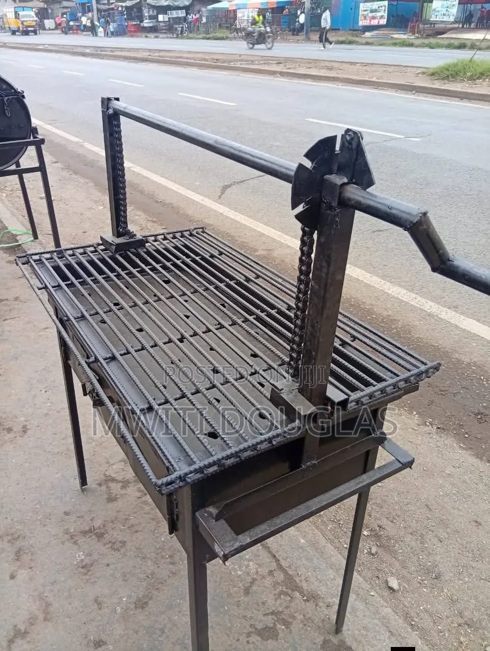 Mild Steel/ Black Nyama Choma Grill Jiko