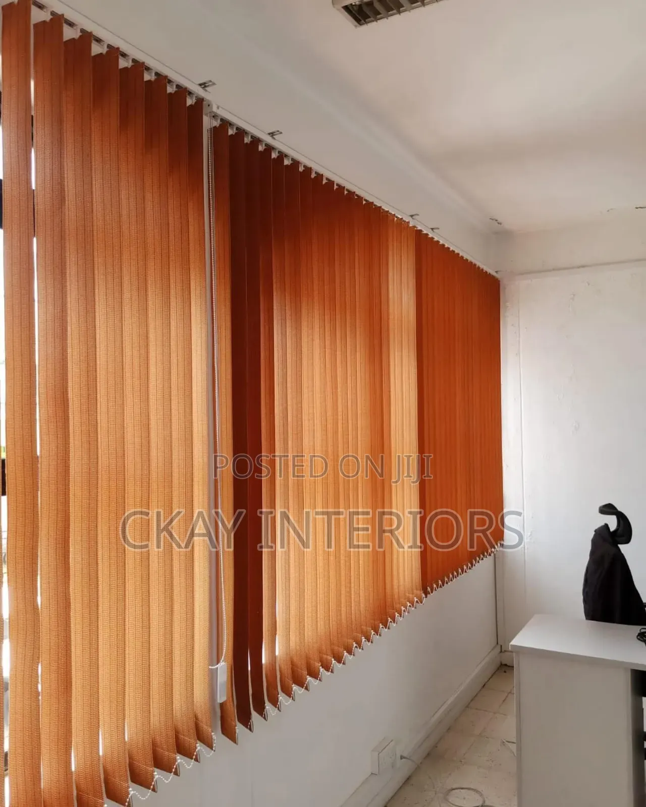 The Perfect Finishing Touch for Modern Workspaces Orange Verticalblind