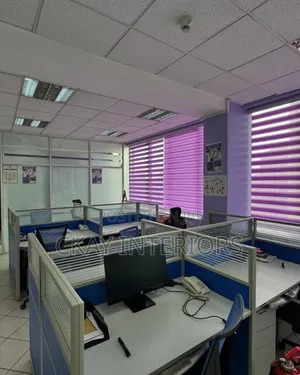 Set the Right Mood for Productivity With Elegant Purple Blinds.