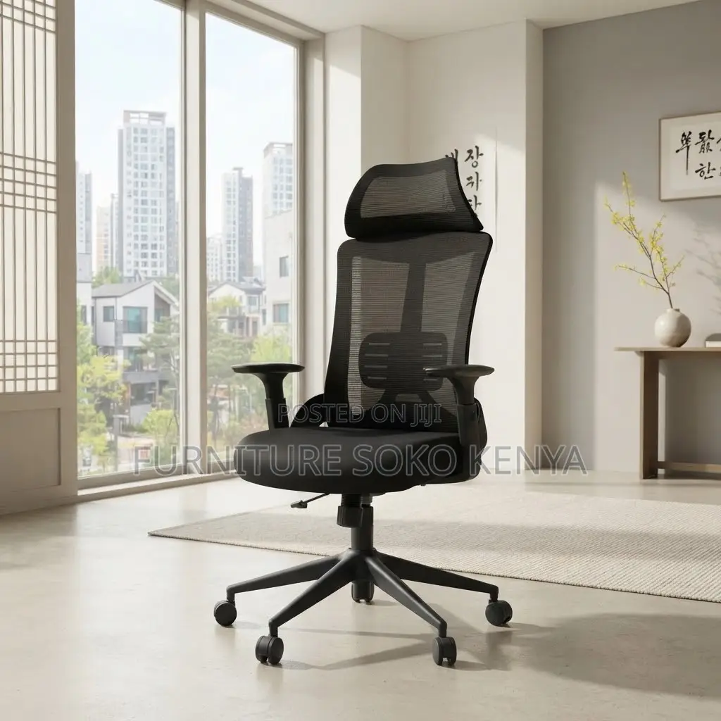 Office Chair; Lama Executive Ergonomic High-Back Chair
