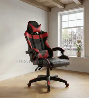Office Chair; Leather Ergonomic Adjustable Gaming Chair