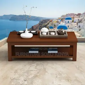 Coffee Table; Classy Mahogany Coffee Table for Executives