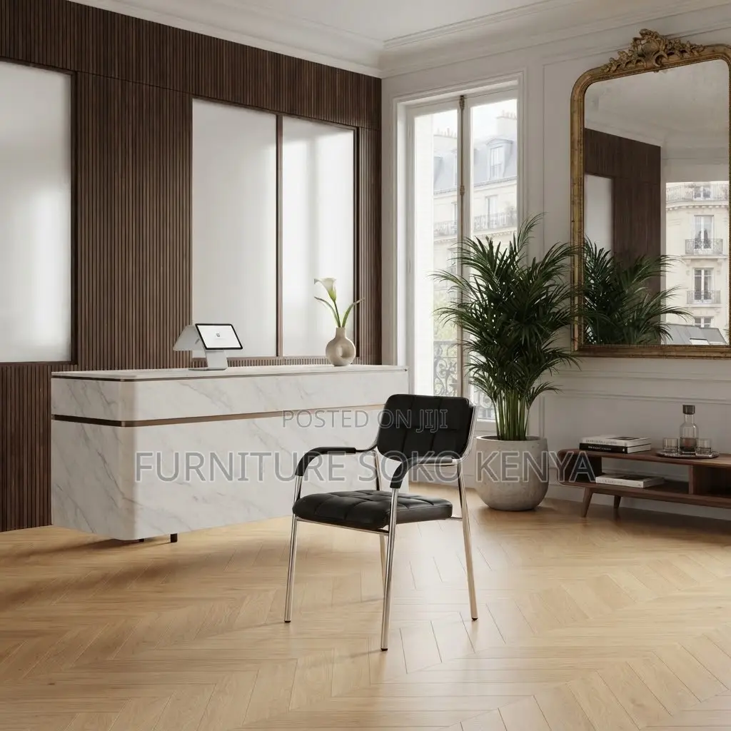 Office Chair: Four Steel Leg Solid Catalina Office Chair