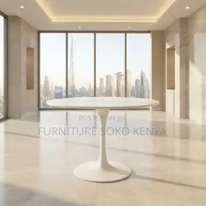 Coffee Table: White Marble Top Accent End Table