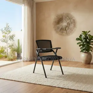 Office Chair; Foldable Study Seat With Writing Pad