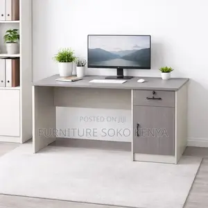 Office Desk; Modern 140cm Desk – Style Spacious Profession Workstation