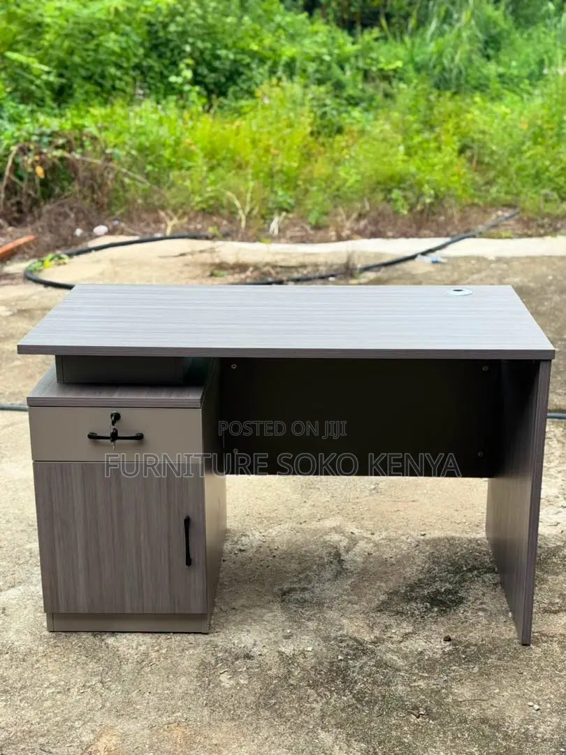 Office Desk; Modern 140cm Desk – Style Spacious Profession Workstation