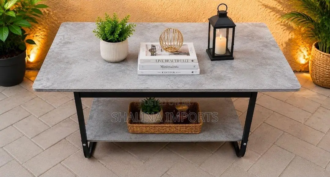 Modern 2 Tier Coated MDF Coffee Table