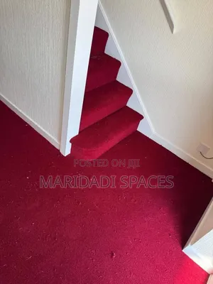 Stylish Staircase Red Carpet
