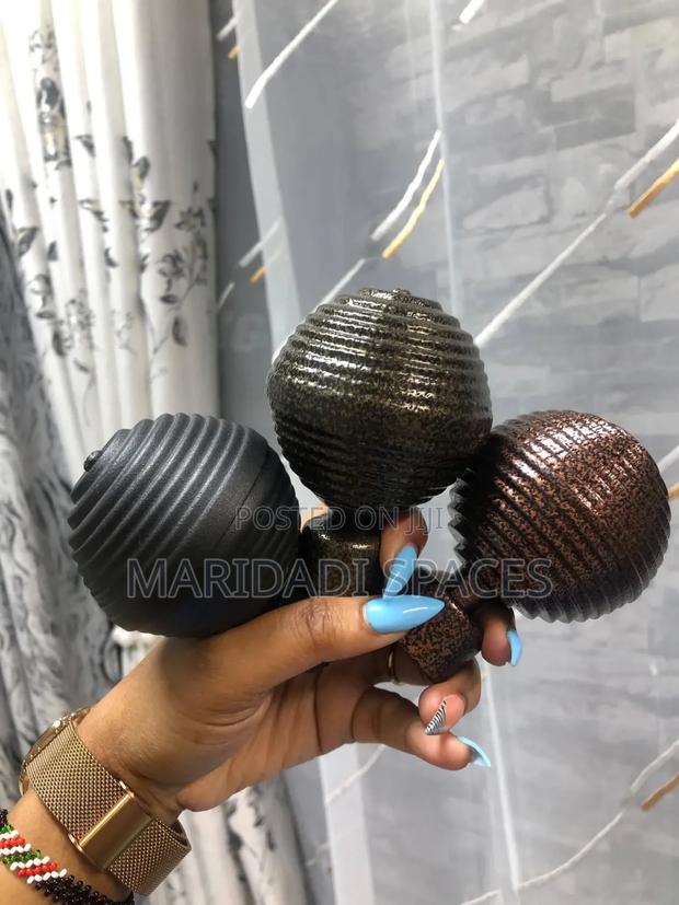 Juakali End Finials/Trophy Flowers Available - main view