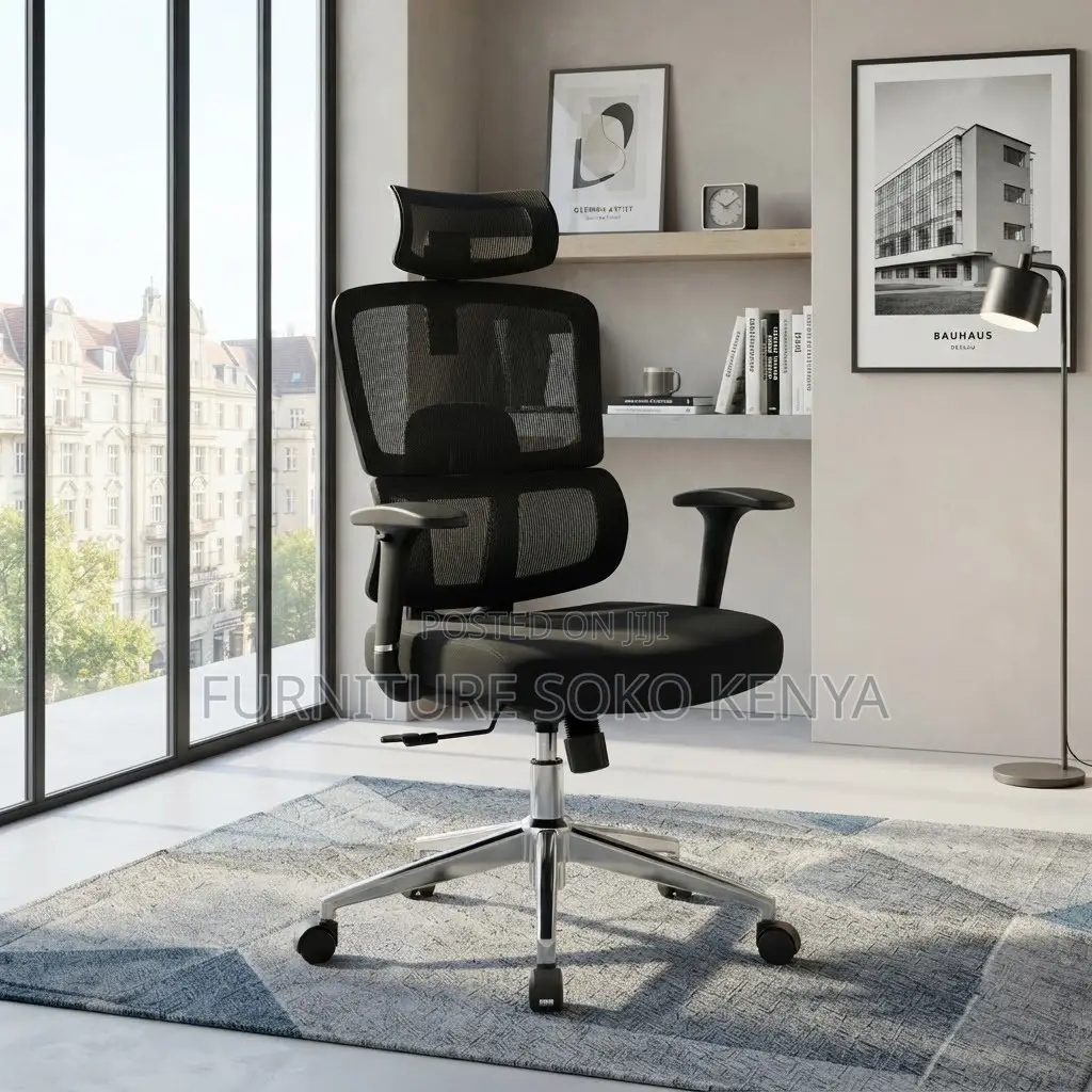 Office Chairs; Orthopedic High Back Boss Desk Seat.