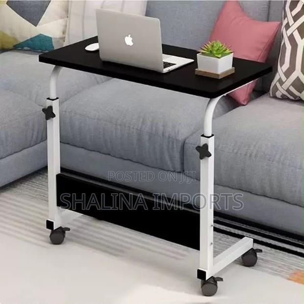 Adjustable Standing Laptop Table/Desk With Wheels - main view