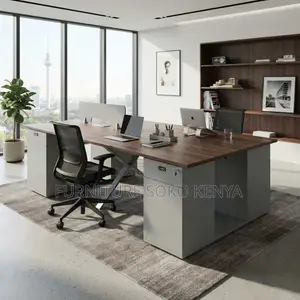 Workstation; Imported 4-Way Office Workstation