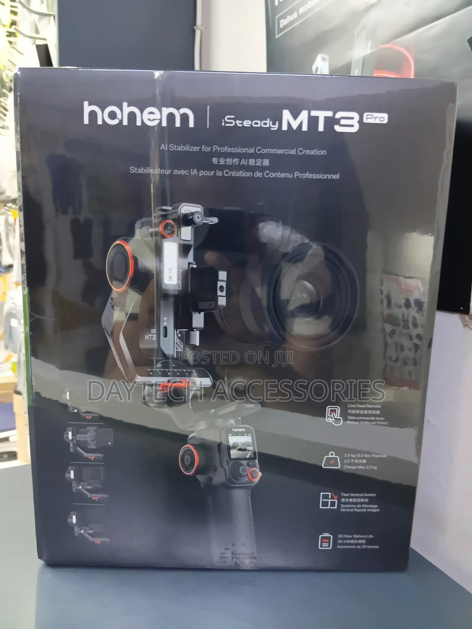 Hohem iSteady MT3 Pro Versatile 3-Axis AI Camera Gimbal Stabilizer