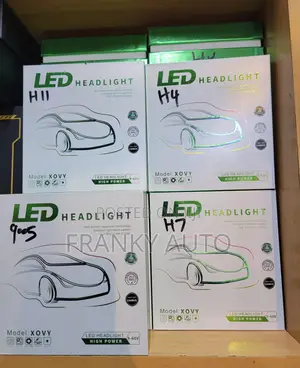 High Power LED Headlight Bulbs. H4, H11, H7, 9005