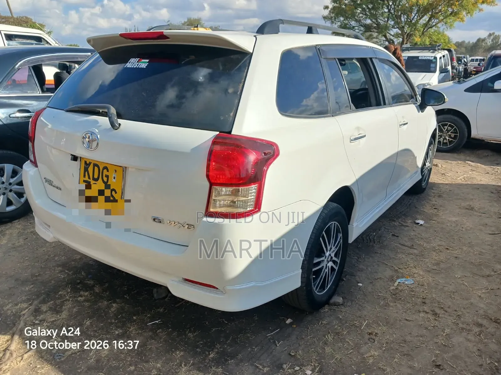 Toyota Corolla Fielder 2015 White