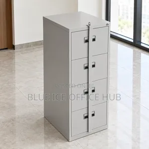 4 Drawer Metallic Filing Cabinet