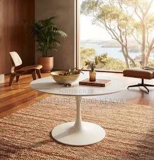 Coffee Table: Mid Century Tinted Marble Accent Table