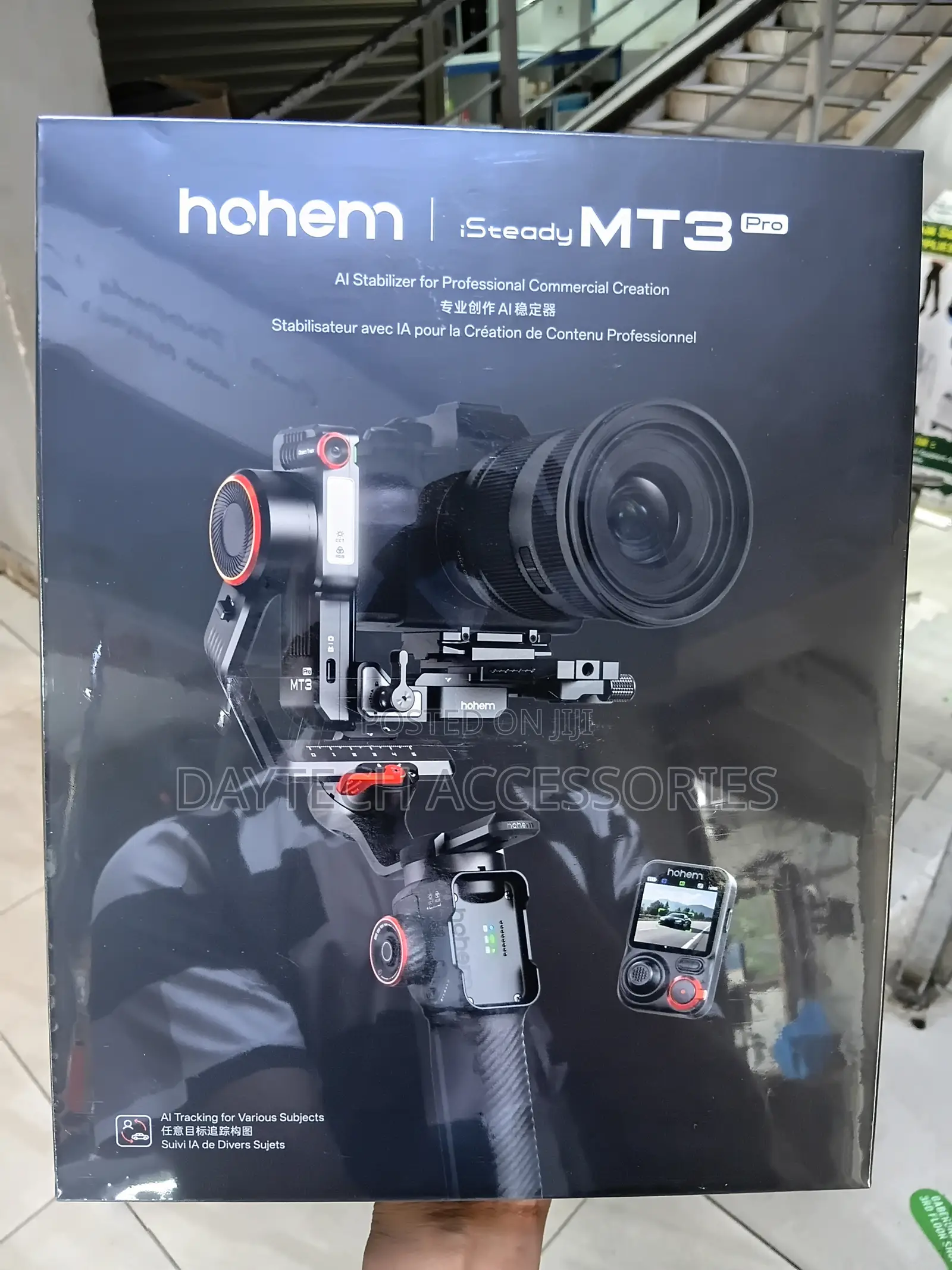 Hohem iSteady MT3 Pro AI Camera Stabilizer - Black