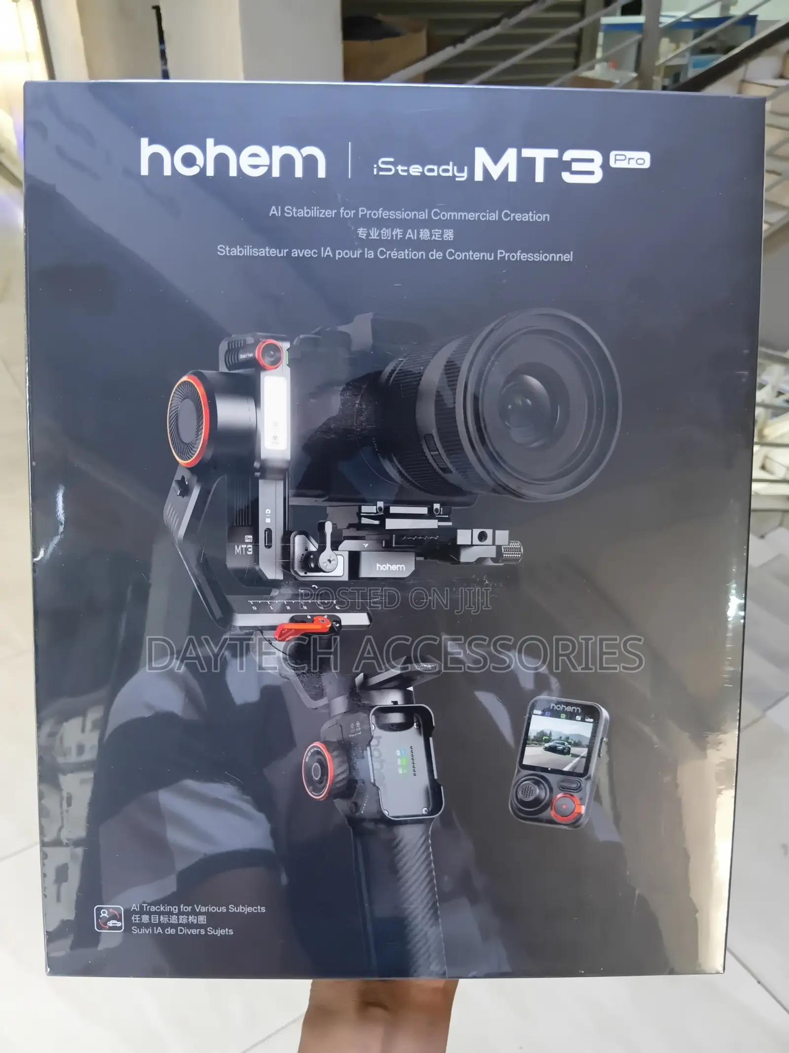 Hohem iSteady MT3 Pro AI Camera Stabilizer - Black