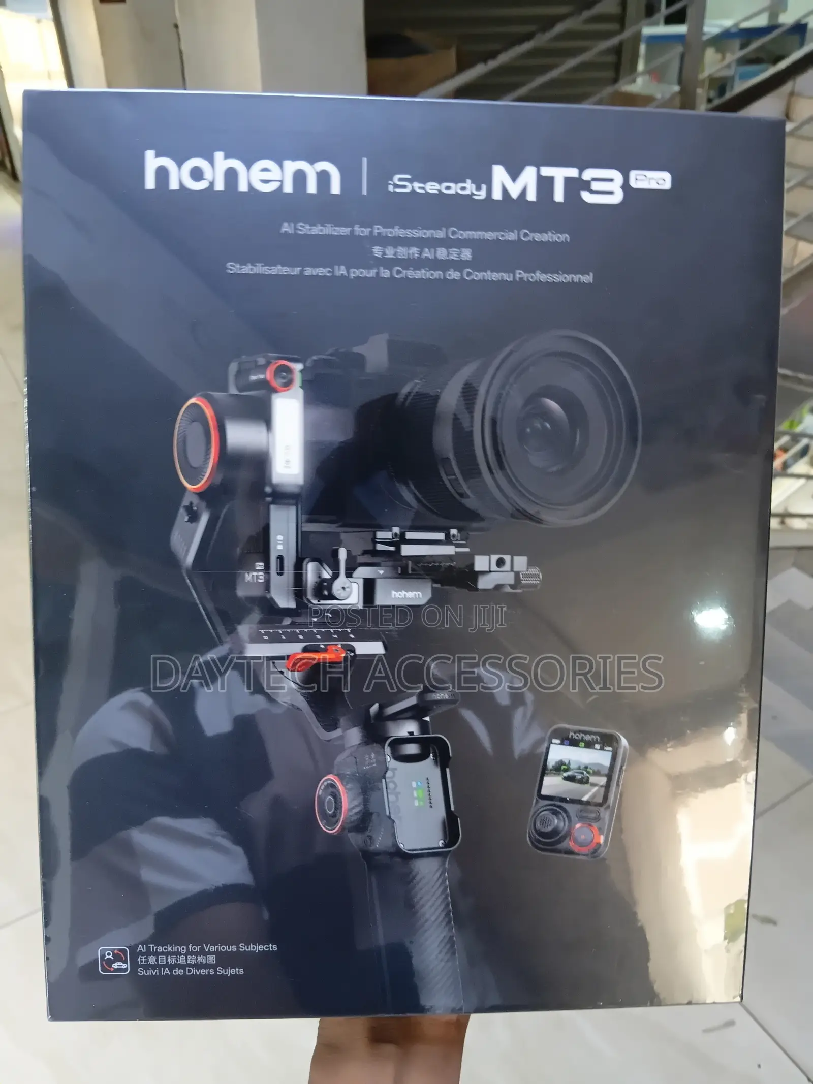 Hohem iSteady MT3 Pro AI Camera Stabilizer - Black