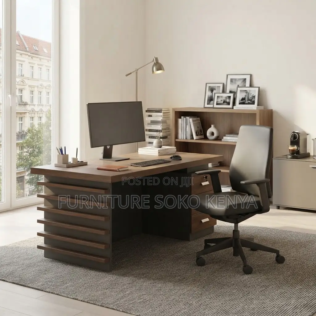 Office Desks : 140Cm Professional Computer Work Desk