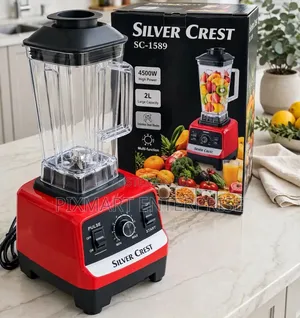 Powerful Silver Crest 2 in 1 Blender 2L High Speed Mixer