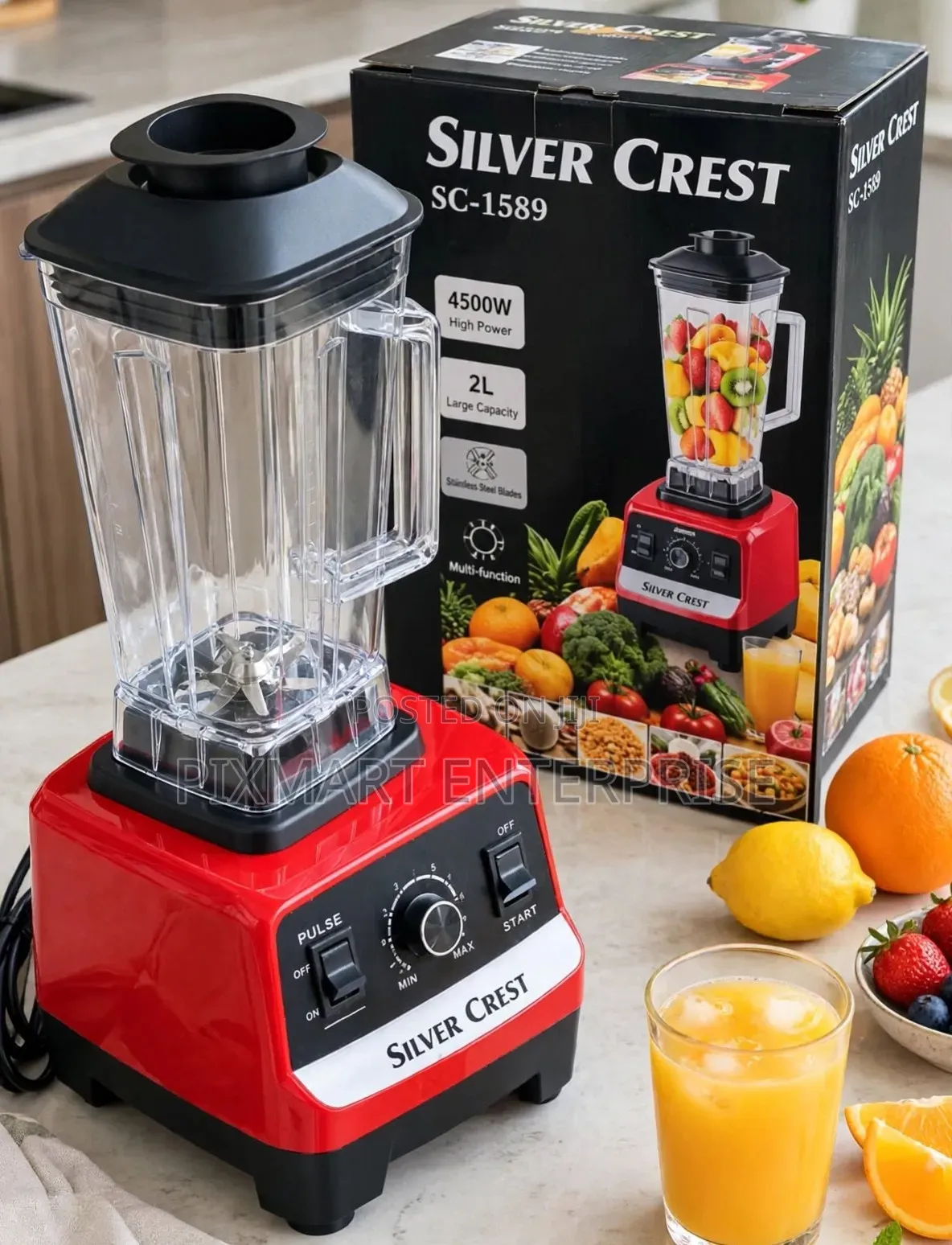 Silver Crest Blender 2L 4500W With Pulse Function