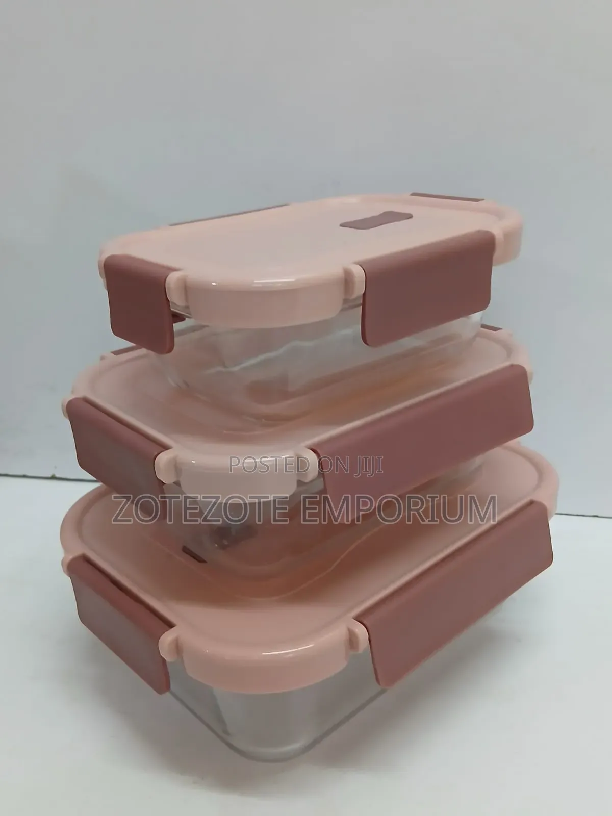 Glass Snack Box With Lunch Bag