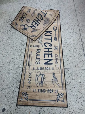 2pcs Modern Kitchen Mat
