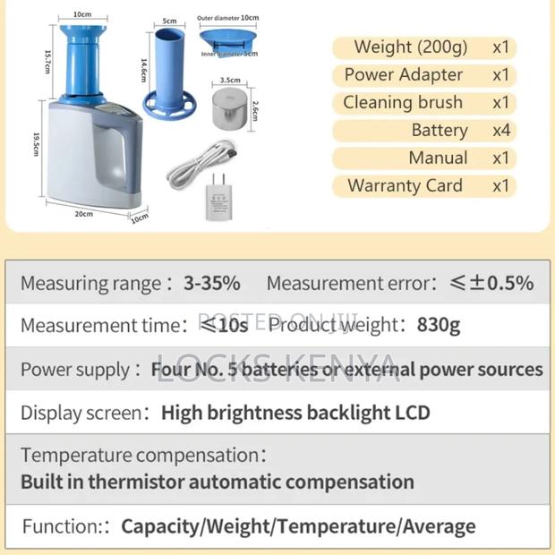 Intelligent Cereals/Grain Moisture Meter