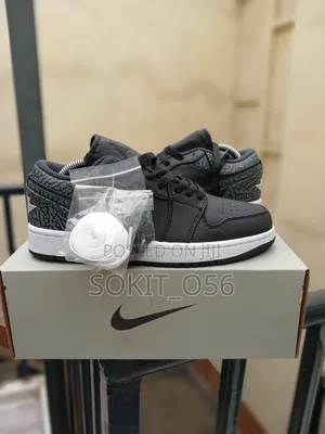 Nike Air Jordan 1 Low SE "Black Elephant"