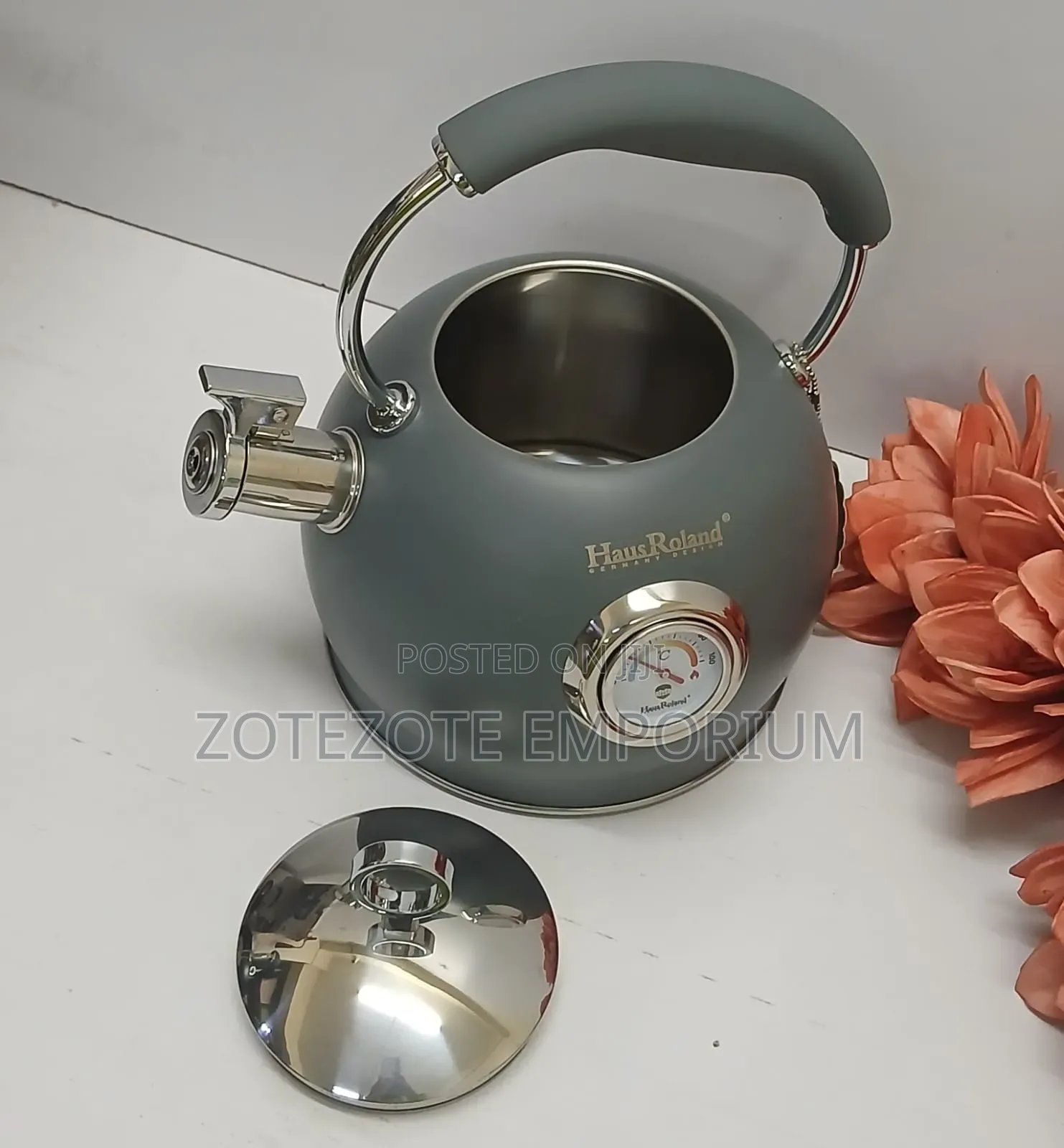 Stainless Steel Kettle With Thermometer