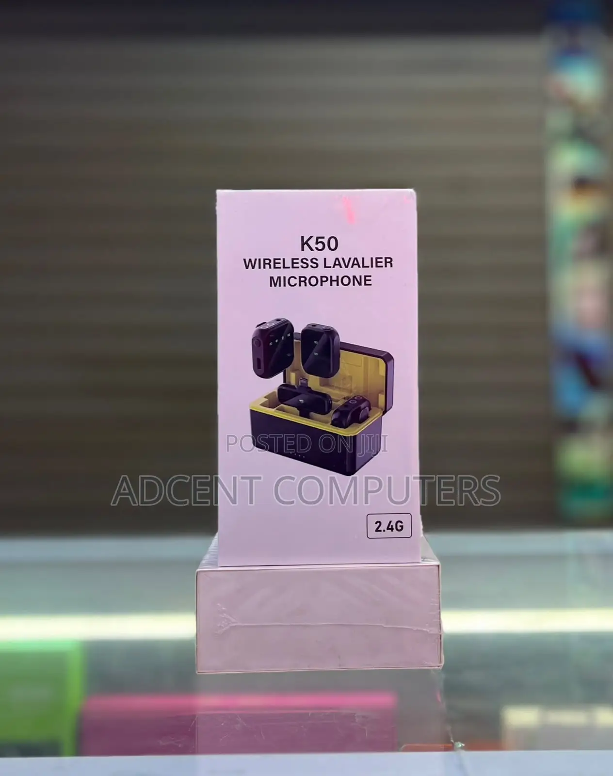 K50 Wireless Lavalier Microphone for iPhone & Android