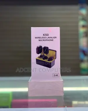 K50 Wireless Lavalier Microphone for iPhone & Android