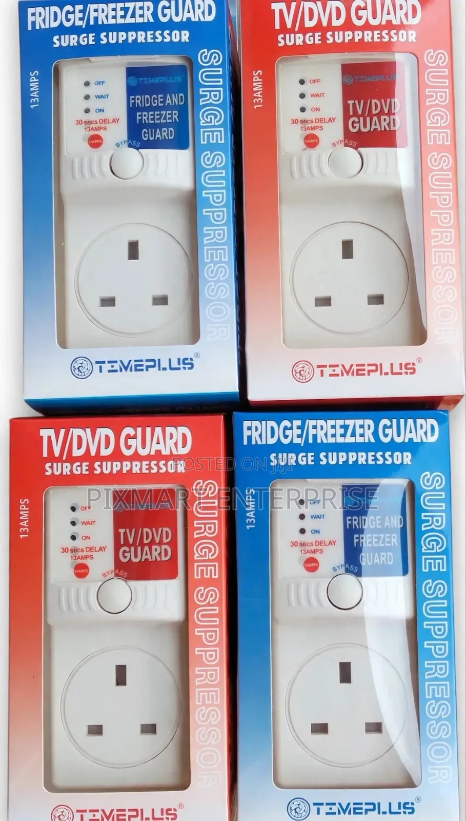 TV Guard 13A Surge Suppressor With Automatic Delay Protection