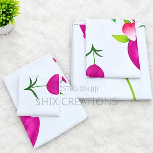 Pattern Cotton Bedsheets Set
Size:6by6
Can Fit Bed Sizes 4*6,5*6,6*6