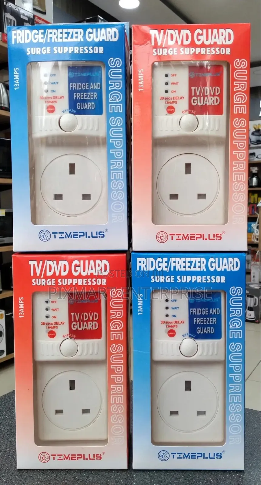 Refrigerator Voltage Guard With 30 Second Delay and Bypass