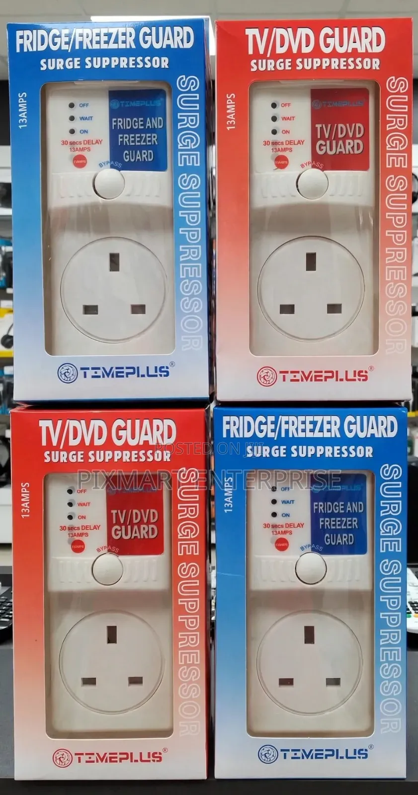 Refrigerator and Freezer Surge Suppressor Power Guard 13A
