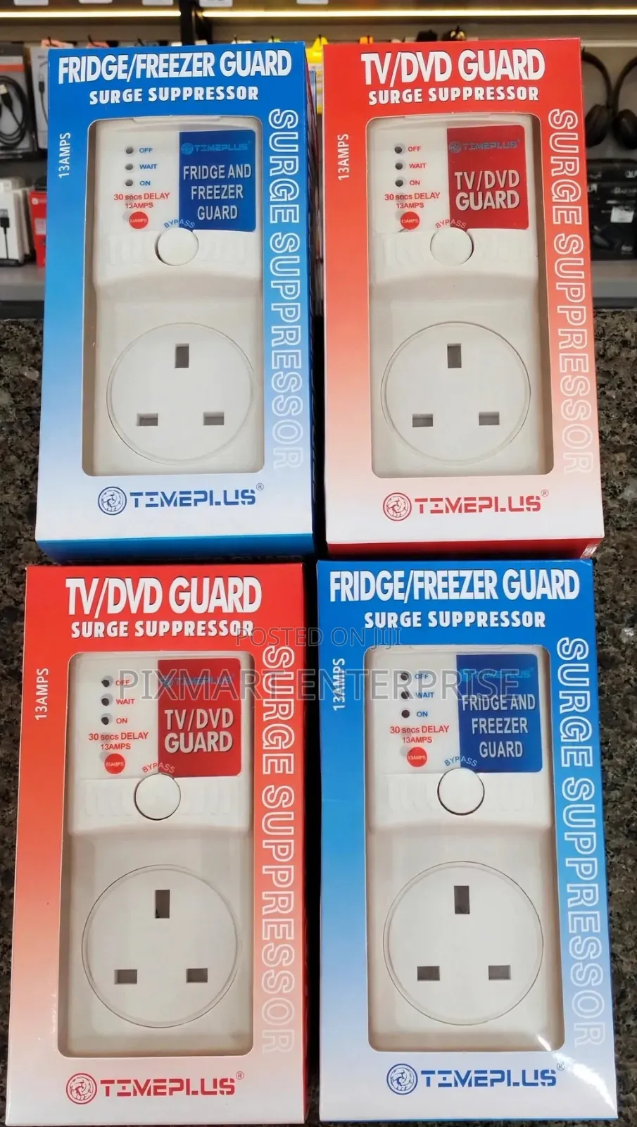 Refrigerator and Freezer Surge Suppressor Power Guard 13A