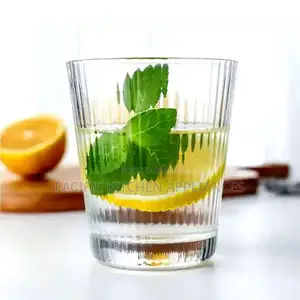 6pc 350ml Whiskey Glass Set – Ribbed Juice, Cocktail
