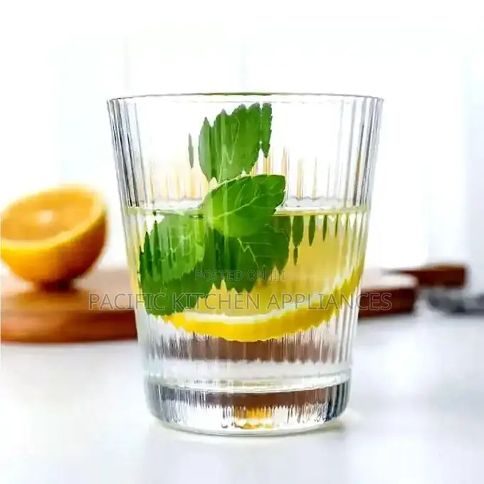 6pc 350ml Whiskey Glass Set – Ribbed Juice, Cocktail