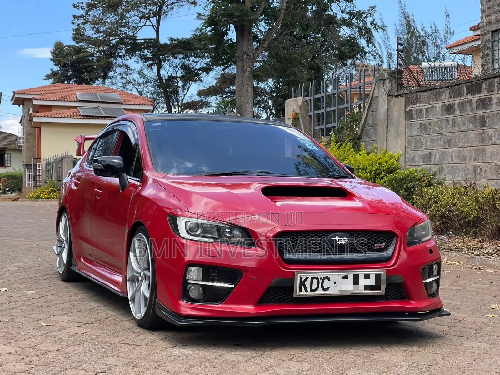 Subaru WRX STI 2015 Red