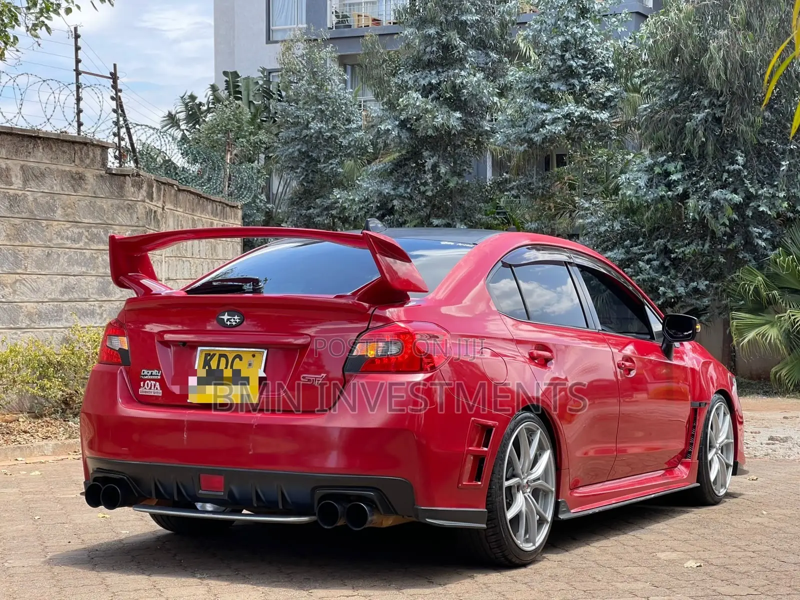 Subaru WRX STI 2015 Red