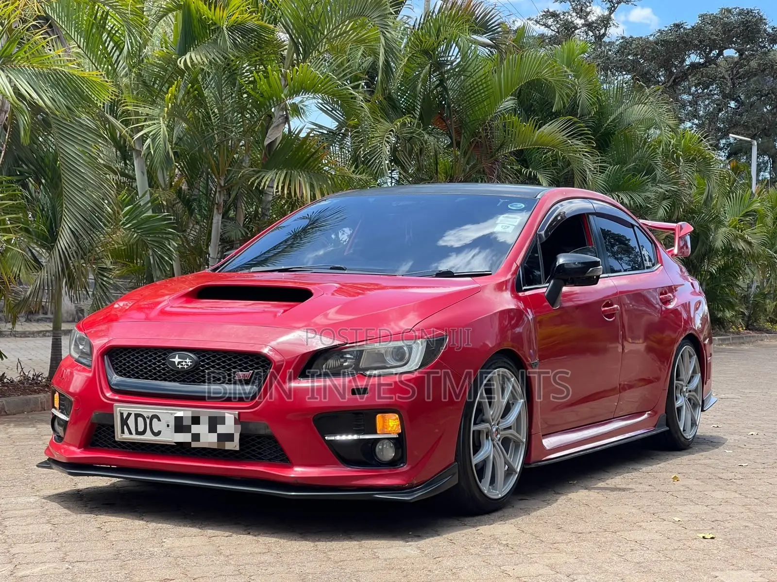 Subaru WRX STI 2015 Red