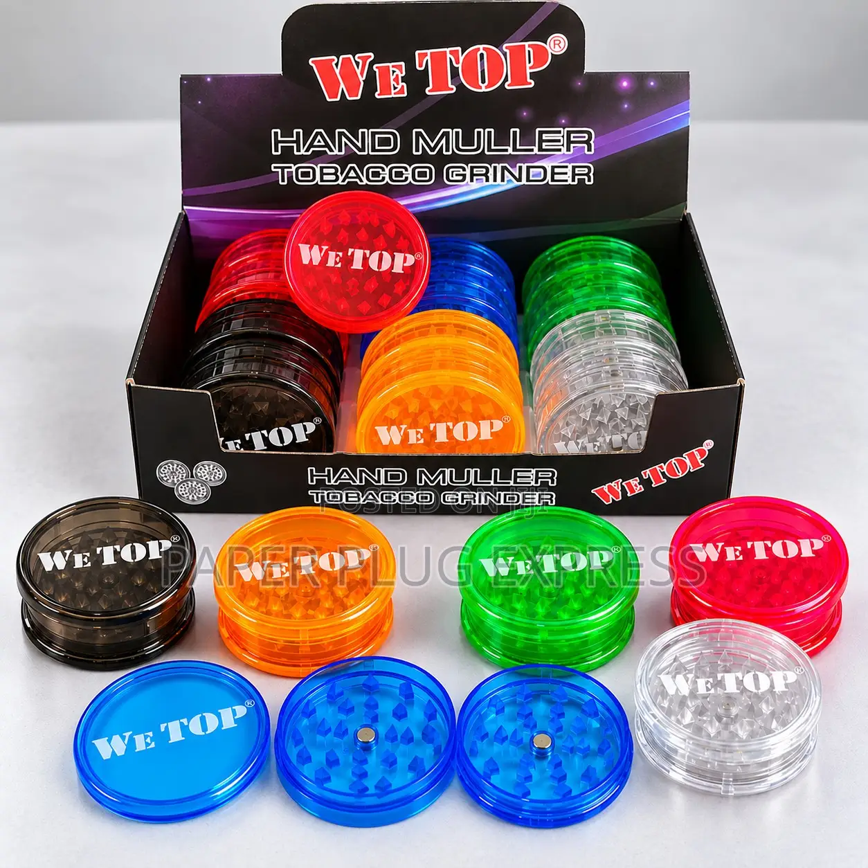 Wetop Plastic 3 Layer Pocket Grinder - Medium Size