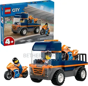 LEGO City Motorcycle Transporter Building Set