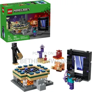 LEGO Minecraft Nether & End Portal Journey in Kenya
