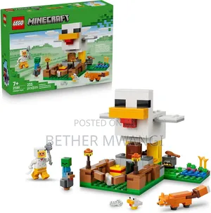 LEGO Minecraft Chicken Farm - Gaming Building Toy
